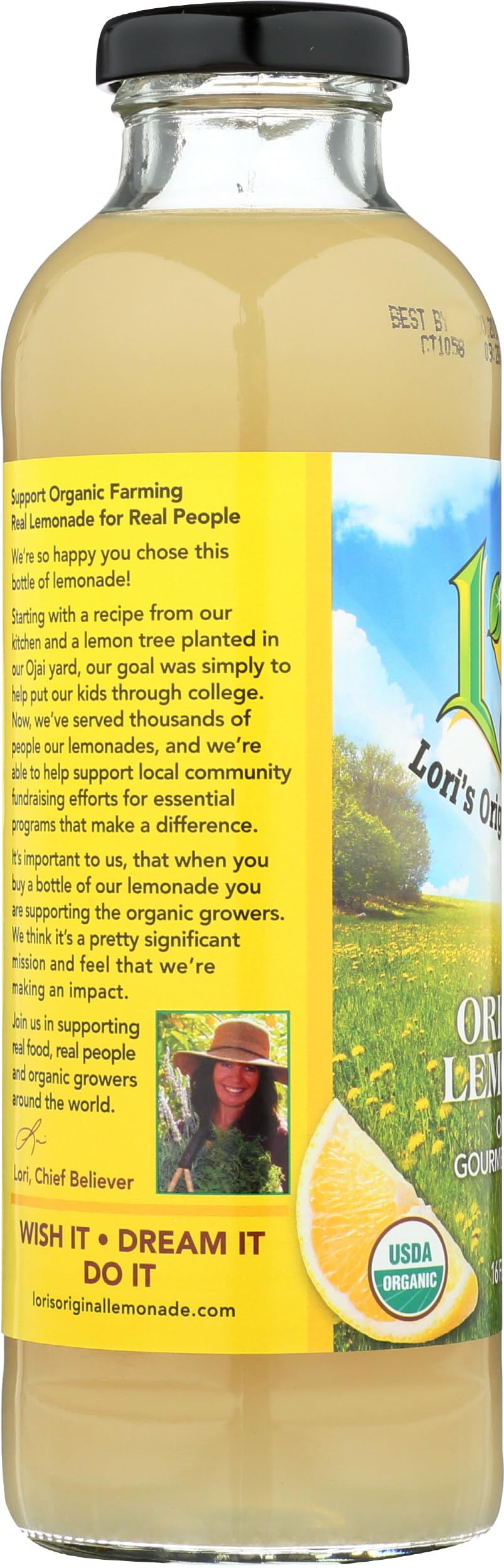 LORIS ORIGINAL LEMONADE Organic Original Lemonade, 16 FZ