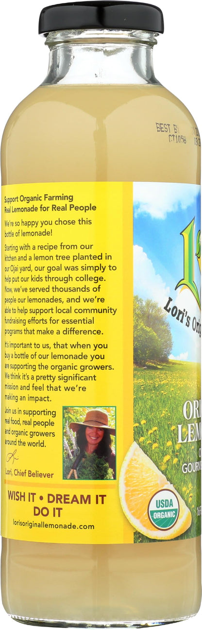 LORIS ORIGINAL LEMONADE Organic Original Lemonade, 16 FZ