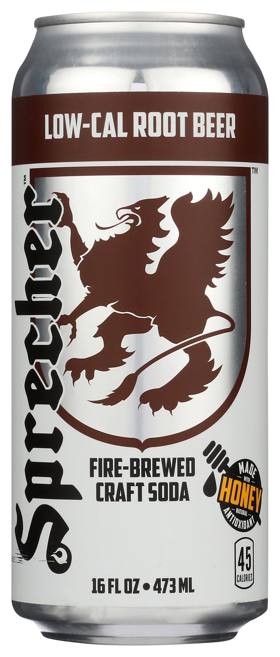 Sprecher Low-Cal Root Beer Soda, Kosher, Gluten Free, 16 Fluid Ounce (Pack of 12)