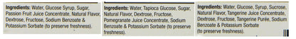 Amoretti Premium Martini Cocktail Mix Exotic Minis, Tangerine, Pomegranate and Passion Fruit, 3 Count
