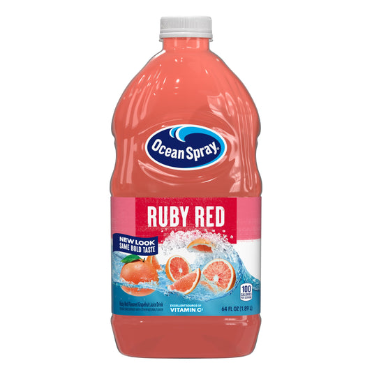 Ocean Spray® Ruby Red Grapefruit Juice Drink, 64 Fl Oz Bottle (Pack of 8)
