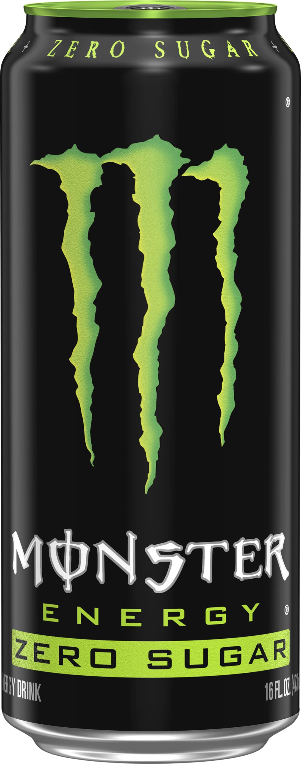 Monster Energy Zero Sugar, Low Calorie Energy Drink, 16 Ounce, 4 Pack