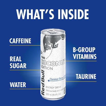 Red Bull Energy Drink, Coconut Berry, 8.4 Fl Oz