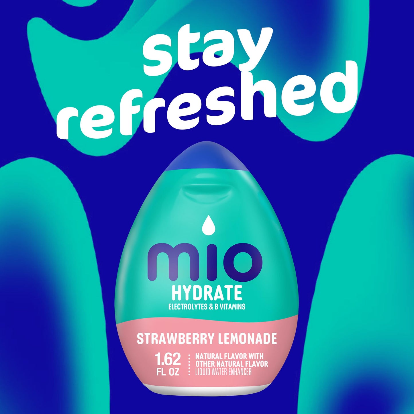 mio Hydrate Strawberry Lemonade Flavored with other natural flavor Liquid Water Enhancer, 1.62 fl oz Bottle