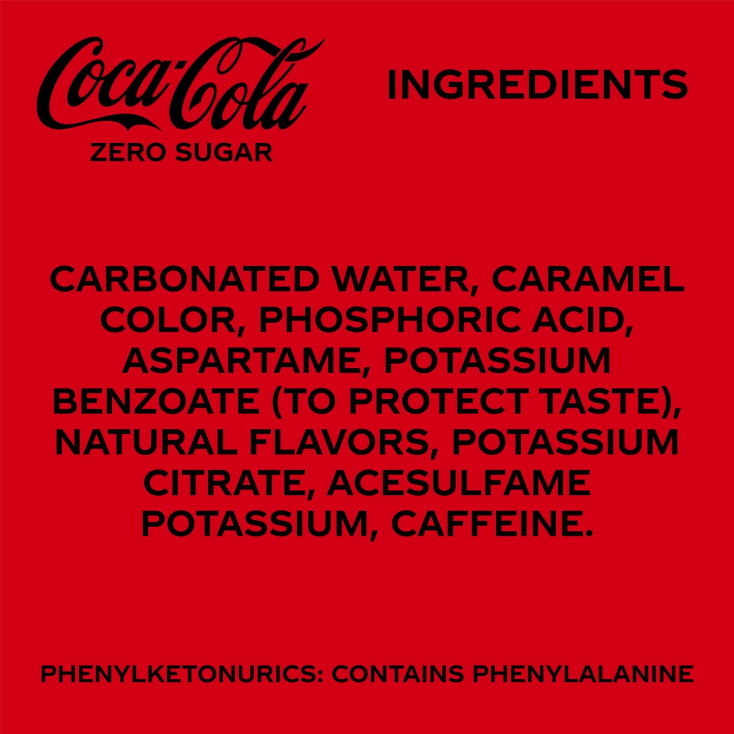 Coke Zero Sugar Diet Soda Soft Drink, 1.25 Liter Bottle