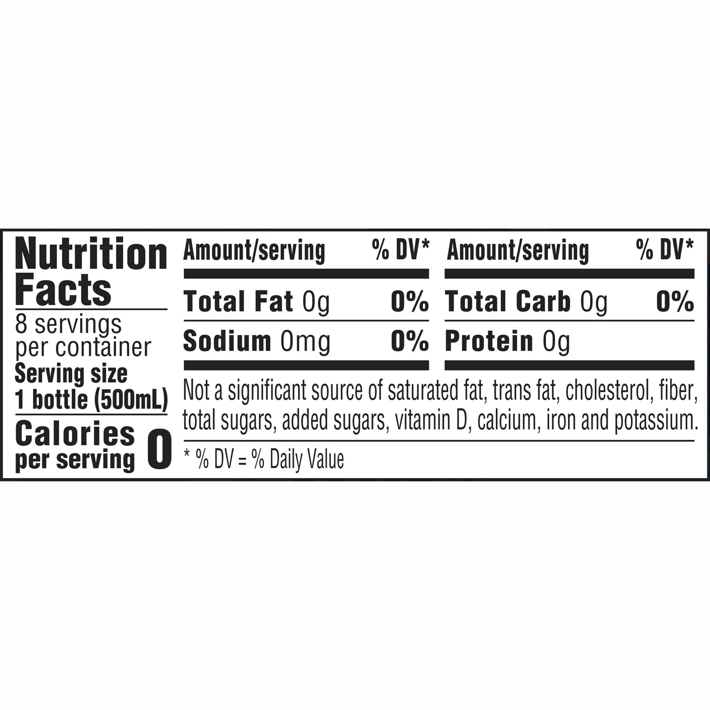Deer Park Sparkling Water, Simply Bubbles, 16.9 Fl Oz Bottles (Pack of 8)
