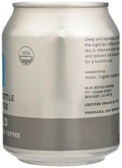 BLUE BOTTLE COFFEE Organic Bold Cold Brewed Coffee, 8 FZ
