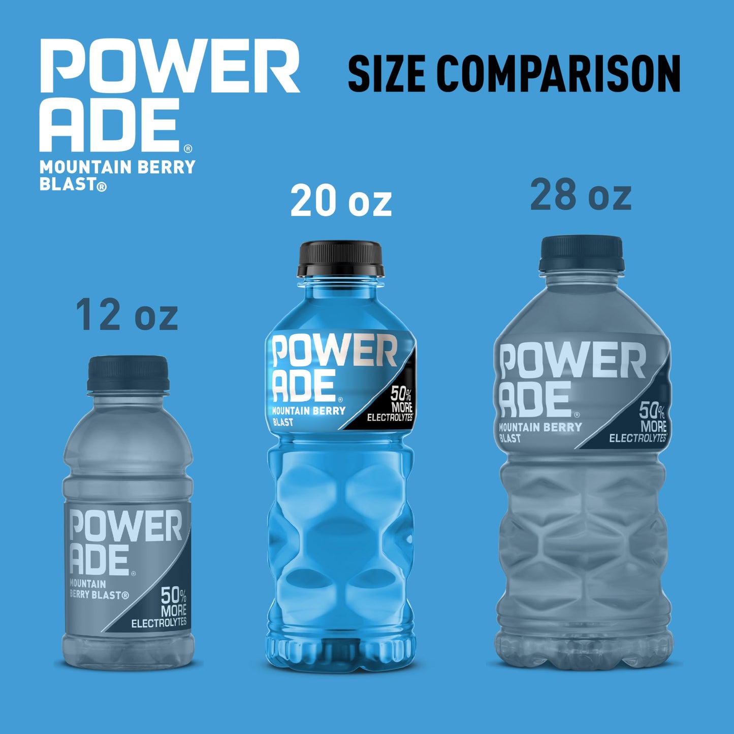POWERADE Mountain Berry Blast, 20 fl oz, 8 Pack