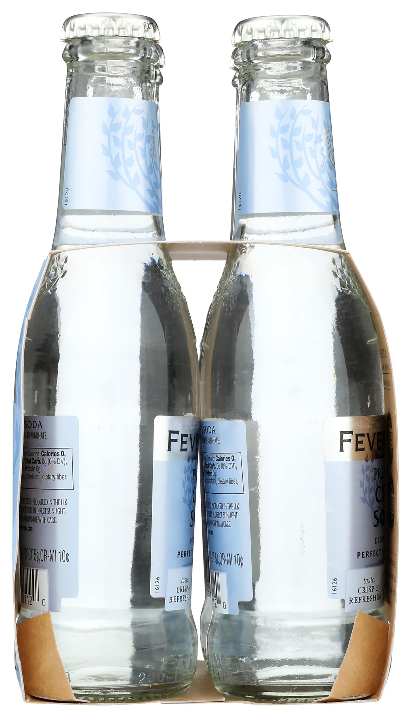 Fever-Tree, Soda Club Spring Water, 6.8 Fl Oz, 4 Count