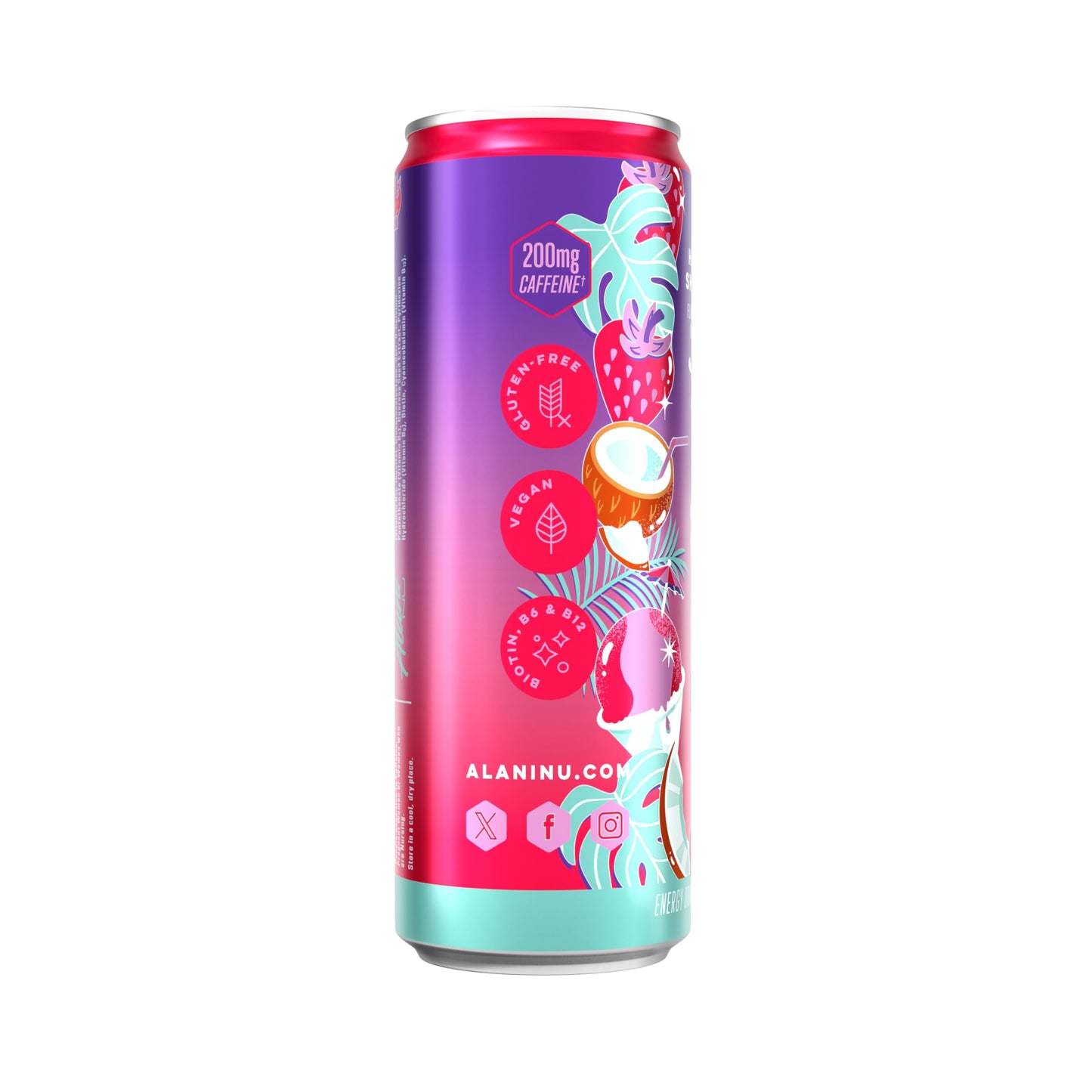 Alani Nu Hawaiian Shaved Ice Sugar Free Energy Drink Can