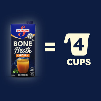 SWANSON S Chicken Bone Broth, 32 oz Carton