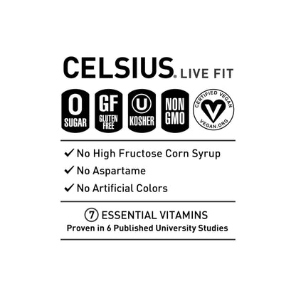 CELSIUS® Zero Sugar Energy Drink & Powder Stick Bundle, Orange