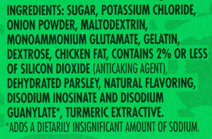 HERB-OX Bouillon - Instant Broth - Granulated - Seasoning - Chicken - Sodium Free - Gluten Free - 1 Box - 8 Packets - 1.2 Ounces