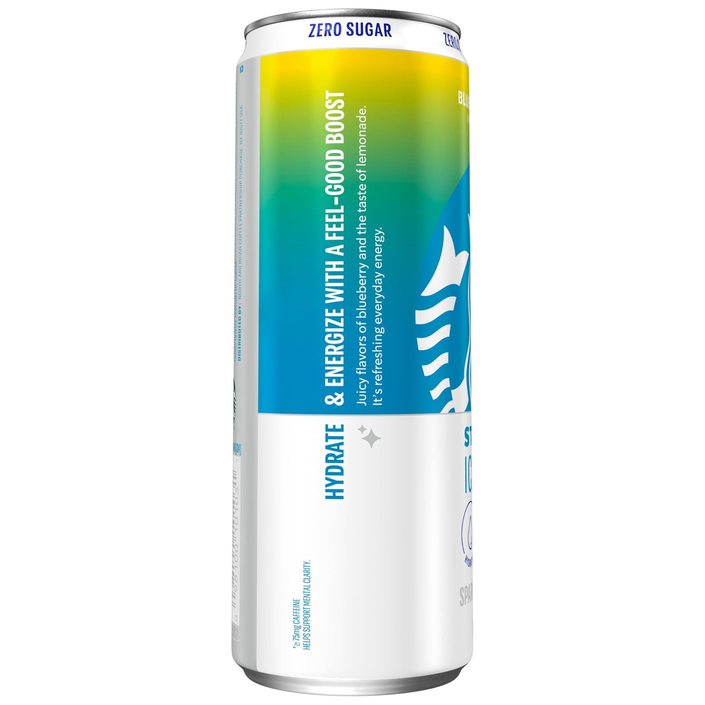 Starbucks Iced Energy, Blueberry Lemonade, Sparkling Energy Drink, 12 Fl Oz