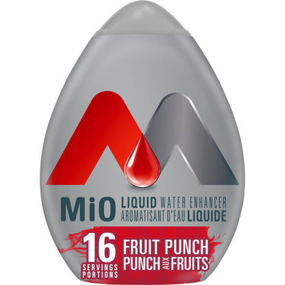 MiO Fruit Punch Liquid Water Enhancer, 48ml/1.62oz,(Imported from Canada)