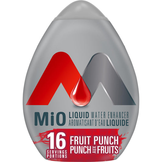 MiO Fruit Punch Liquid Water Enhancer, 48ml/1.62oz,(Imported from Canada)