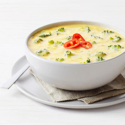Augason Farms Cheesy Broccoli Soup Mix Can, Emergency Food Supply, Everyday Meals, 38 Servings