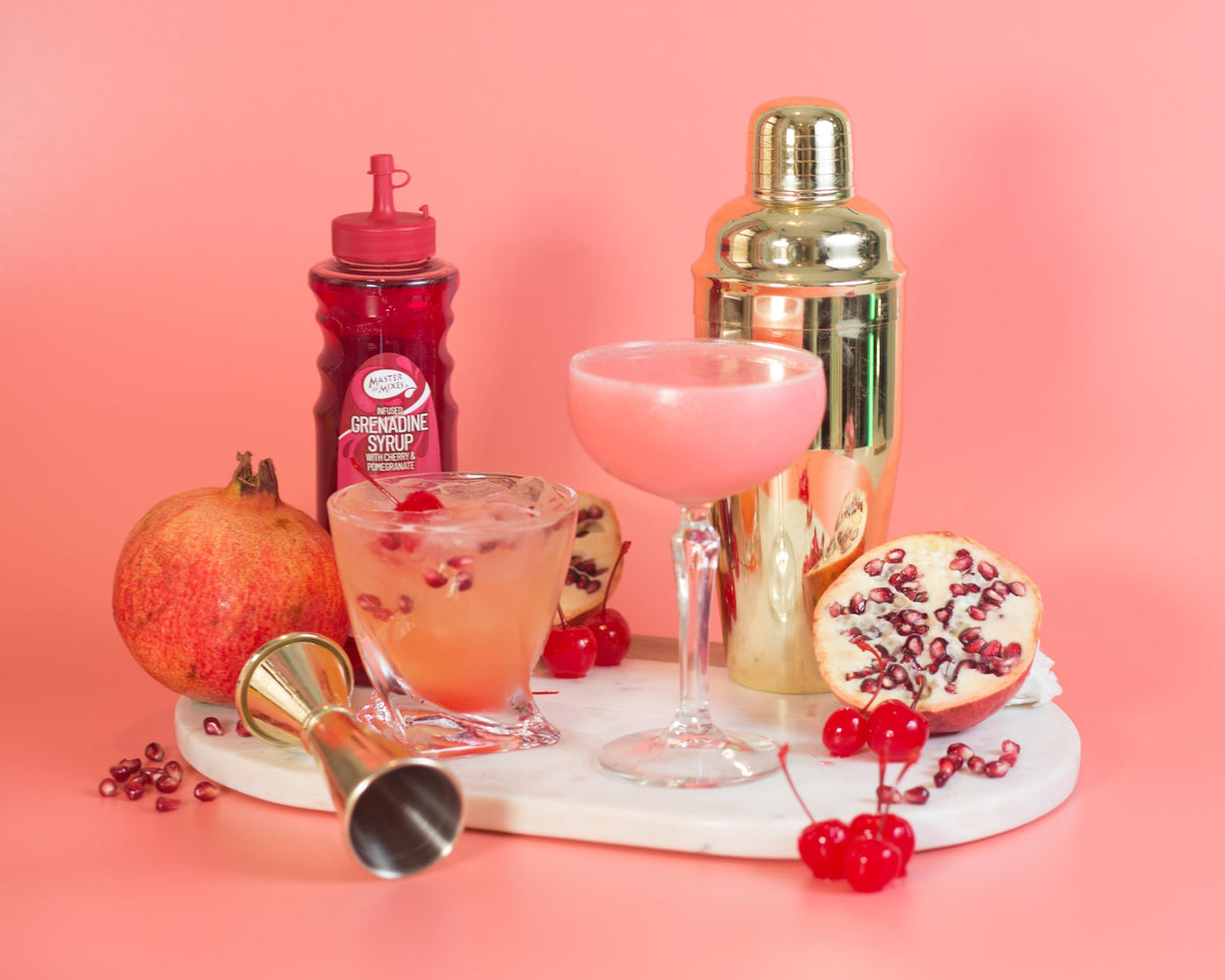 Master of Mixes Cocktail Essentials Grenadine Syrup, 375 ML Bottle (12.7 Fl Oz), Individually Boxed