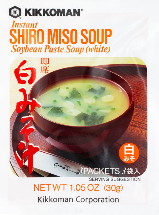Kikkoman Shiro Instant Miso Soup, 1.05-Ounce (Pack of 12)