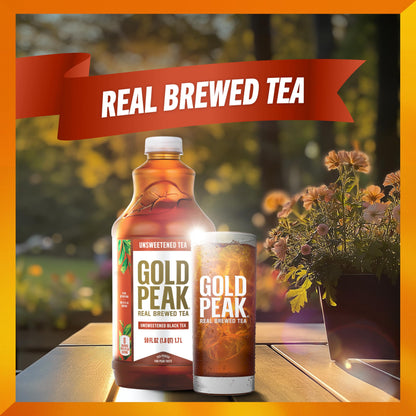 Gold Peak Unsweet Tea, Real Brewed Tea, 59 Fl Oz