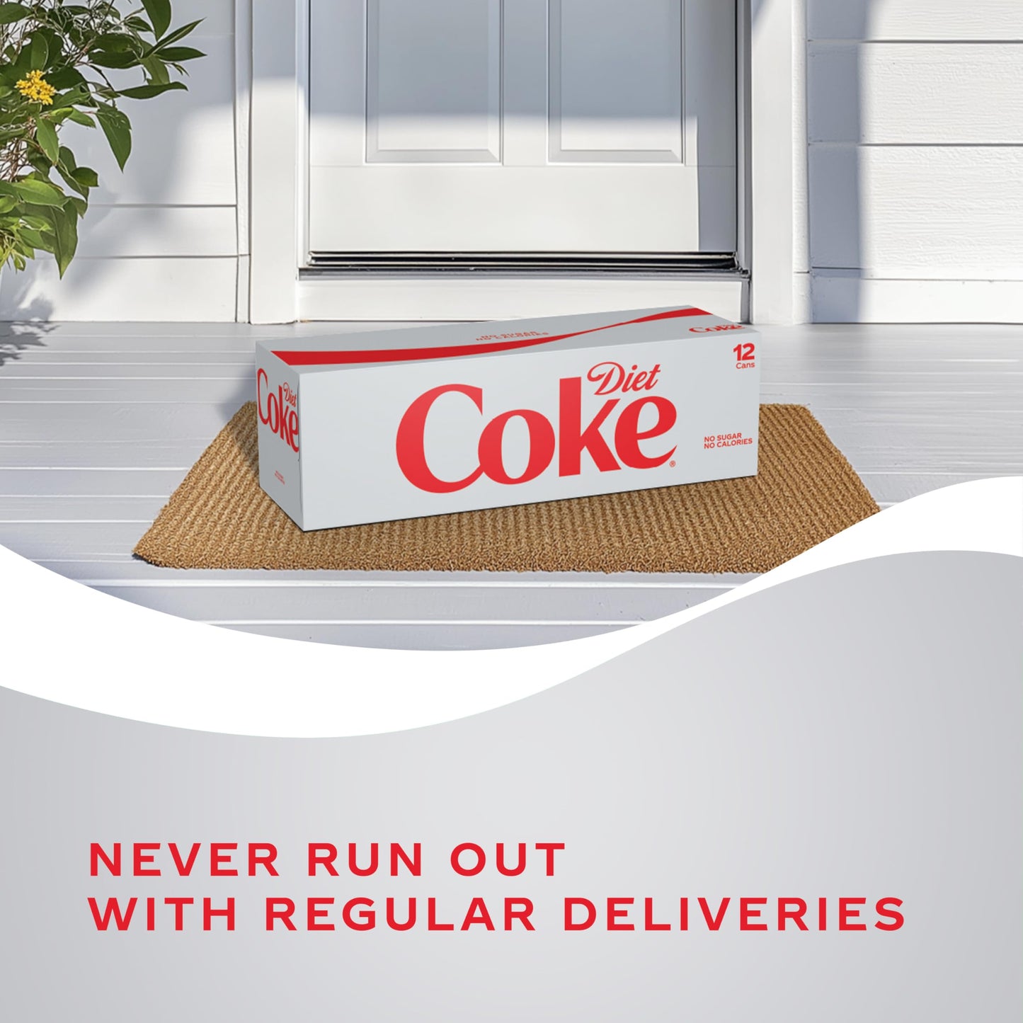 Diet Coke Soda Soft Drink Fridge Pack Cans, 12 fl oz, 12 Pack