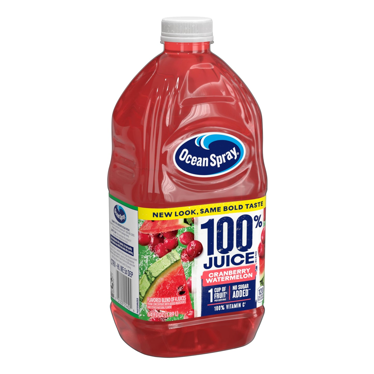 Ocean Spray® 100% Juice Cranberry Watermelon Juice Blend, 64 Fl Oz Bottle (Pack of 1)