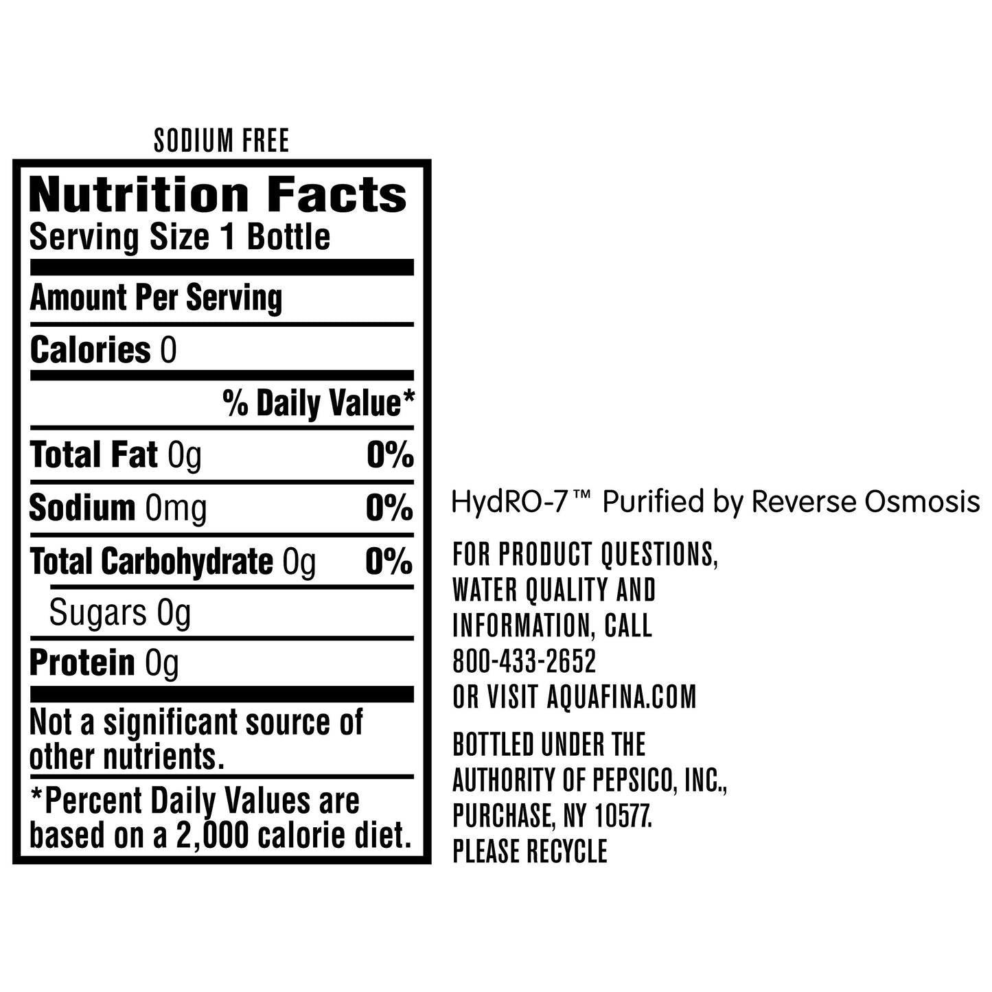 Aquafina Water, 20 Fl Oz