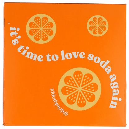 Poppi Orange Prebiotic Soda 4 pack