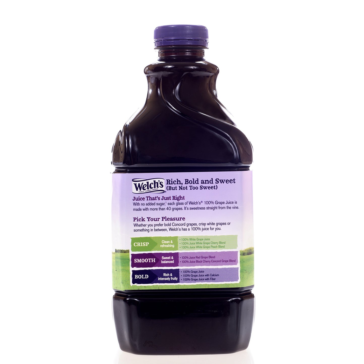 Welch's 100% Concord Grape Juice, No Sugar Added, 64 oz