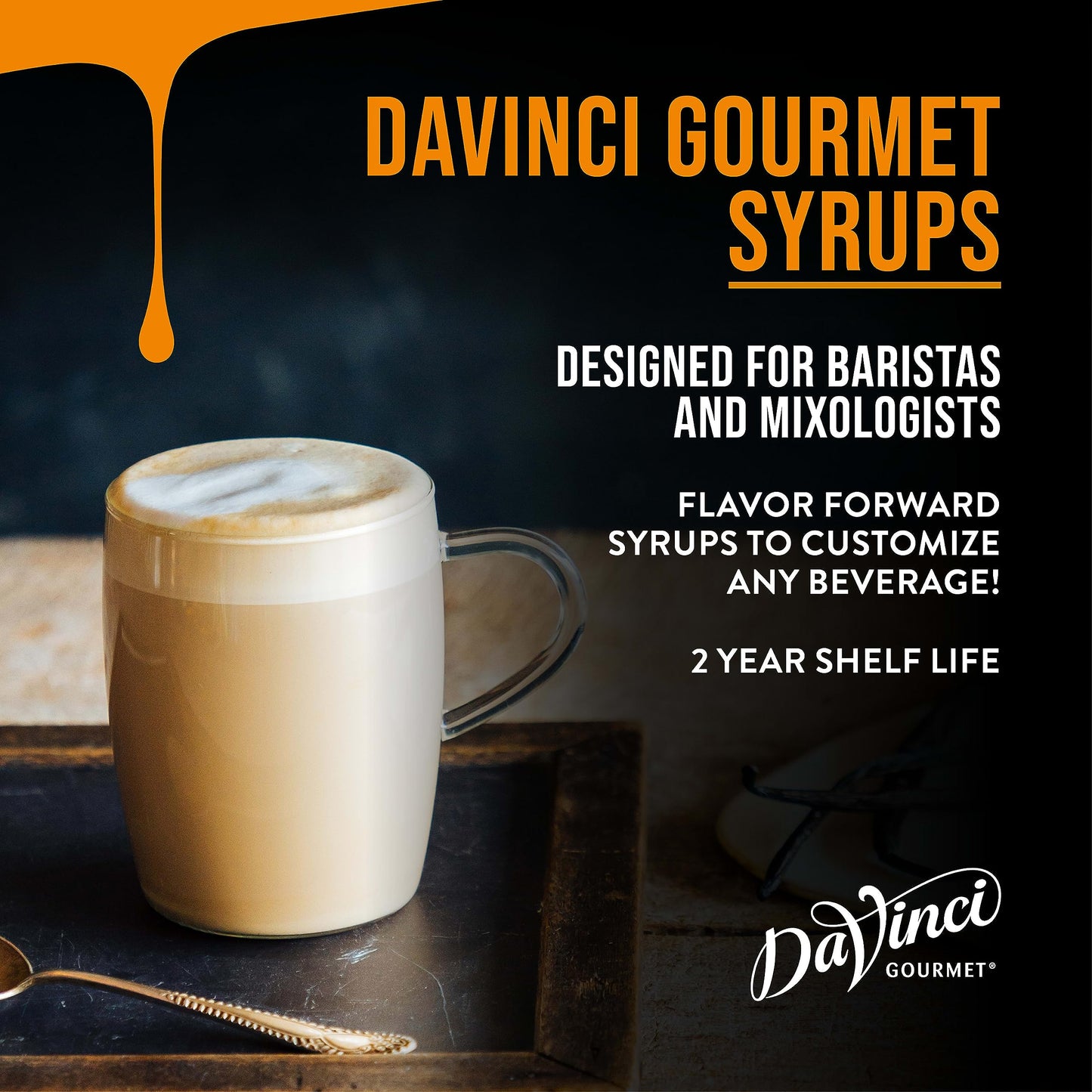 DaVinci Gourmet Classic Vanilla Syrup, 25.4 Fluid Ounces (Pack of 1)