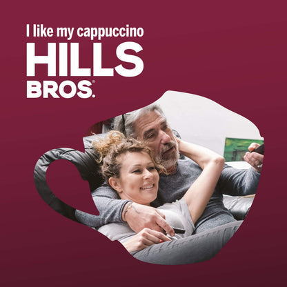 Hills Bros. Instant Sugar-Free Double Mocha Cappuccino Mix - Easy to Use, Enjoy Coffeehouse Flavor From Home - Frothy, Decadent Cappuccino With 0% Sugar and 10g of Carbs (Pack of 6)