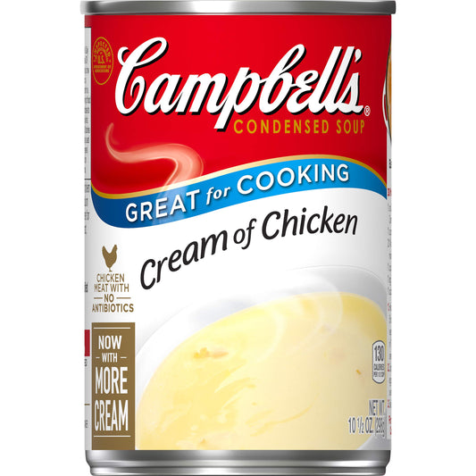 Campbell's Condensed Cream of Chicken Soup, 10.5 oz Can