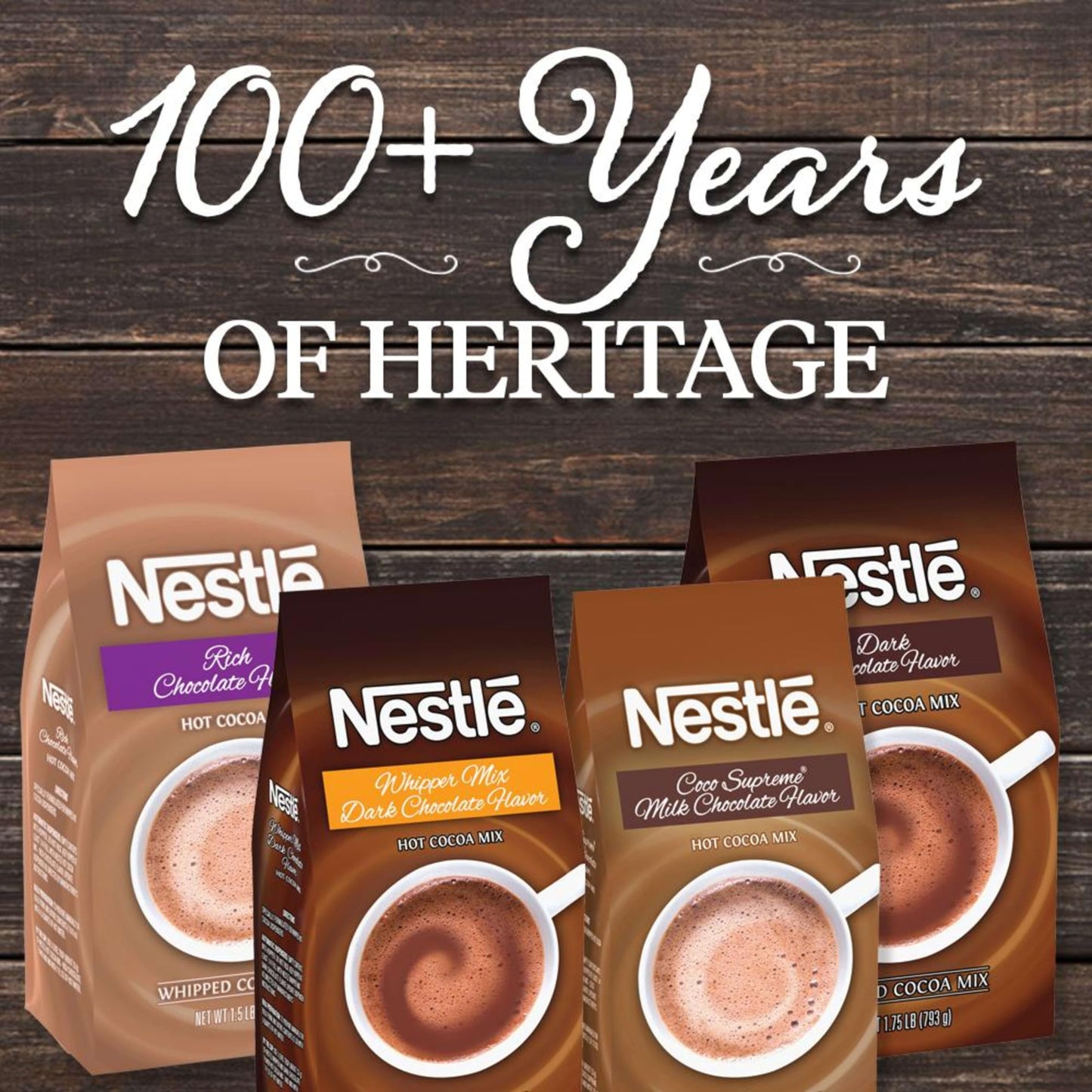 Nestle Hot Chocolate Mix, Rich Chocolate Flavor, Bulk Whipped Hot Cocoa Mix, 1.5 lb Bag
