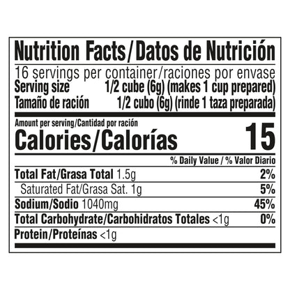 Knorr Cube Bouillon, Chicken, 3.1 oz, 8 ct, Pack of 24