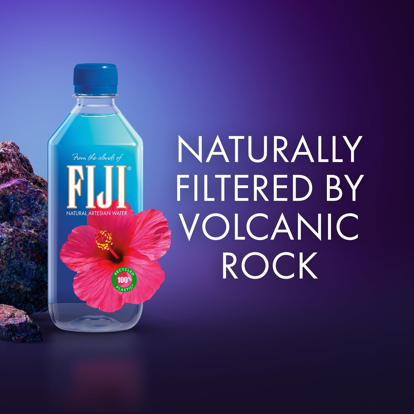 FIJI Natural Artesian Water, 16.9 Fl Ounce Bottle (Single)