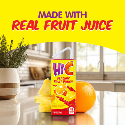 HI-C Flashin' Fruit Punch 6oz 8pk