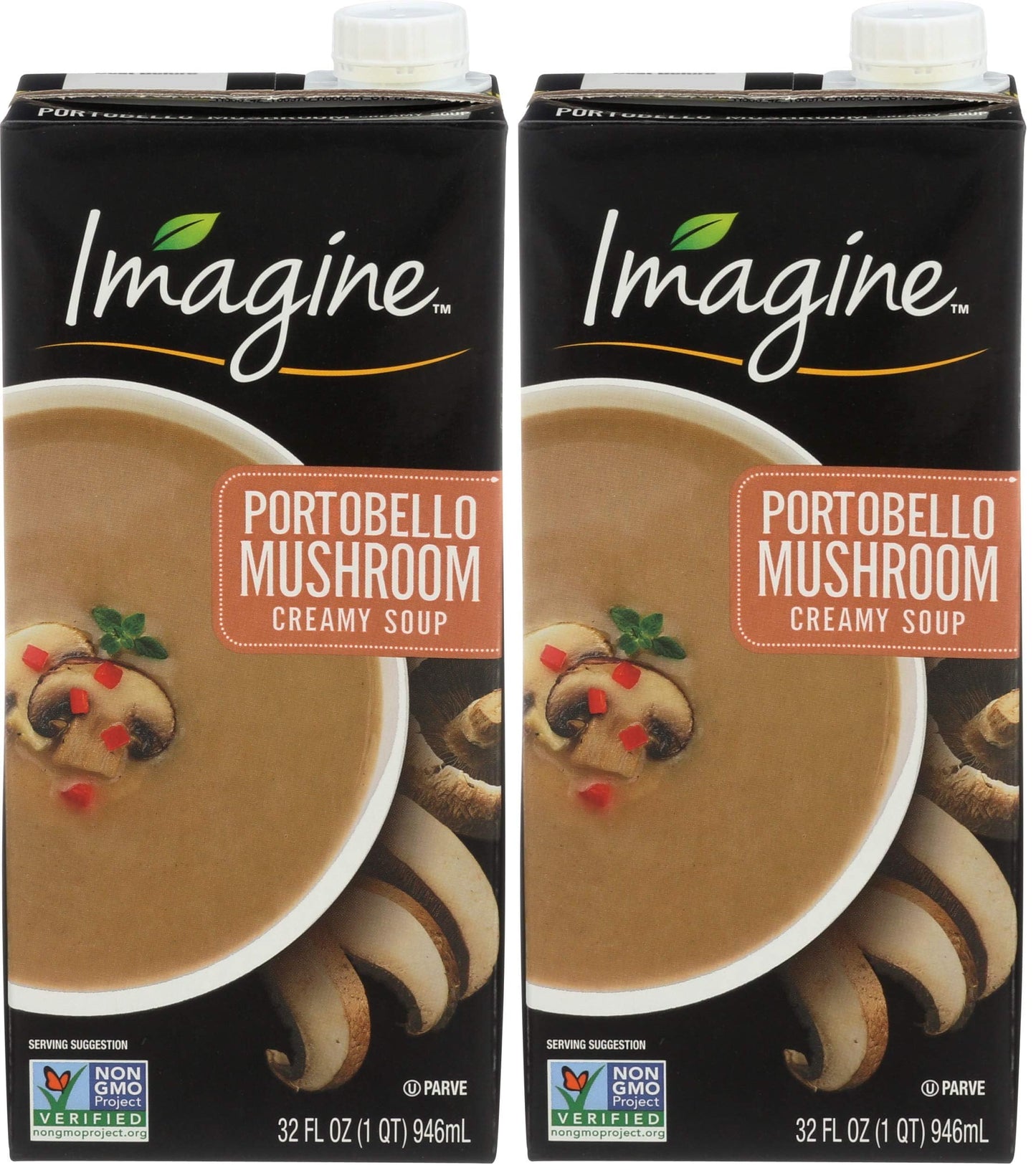 Imagine Creamy Soup, Portobello Mushroom, 32 oz. (Pack of 2)
