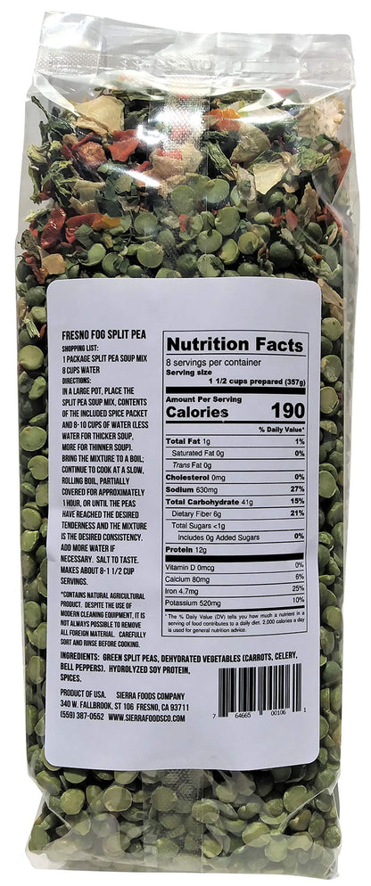 Sierra Soups Healthy, Hearty, All Natural and Gluten Free Soups - 3 Pack Assortment: Fresno Fog Split Pea, French Style 5 Bean & Mama Sorrenti’s Minestrone. Includes Soup Spoon