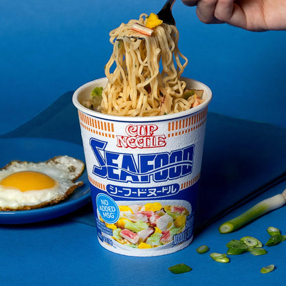 Nissin Cup Noodles Ramen Noodle Soup, Seafood, 2.68 Ounce (Pack of 6)
