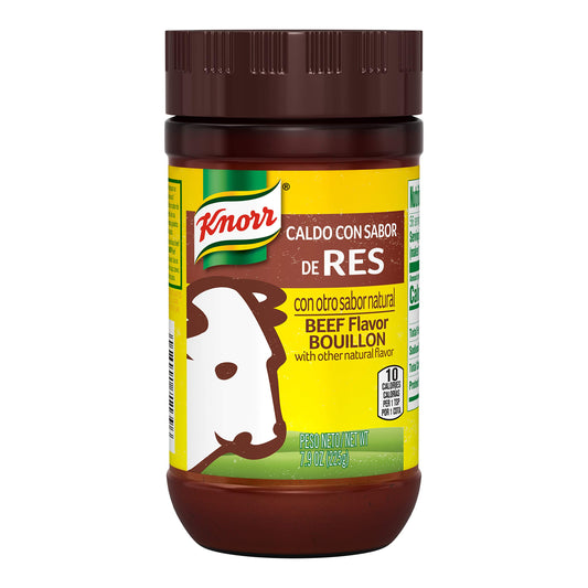 Knorr Beef Flavor Bouillon For Sauces, Soups and Stews Granulated Fat and Cholesterol Free 7.9 oz