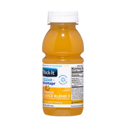 Thick-It Clear Advantage Thickened Orange Juice Blend - Moderately Thick/Honey, 8 oz Bottle (47882600)