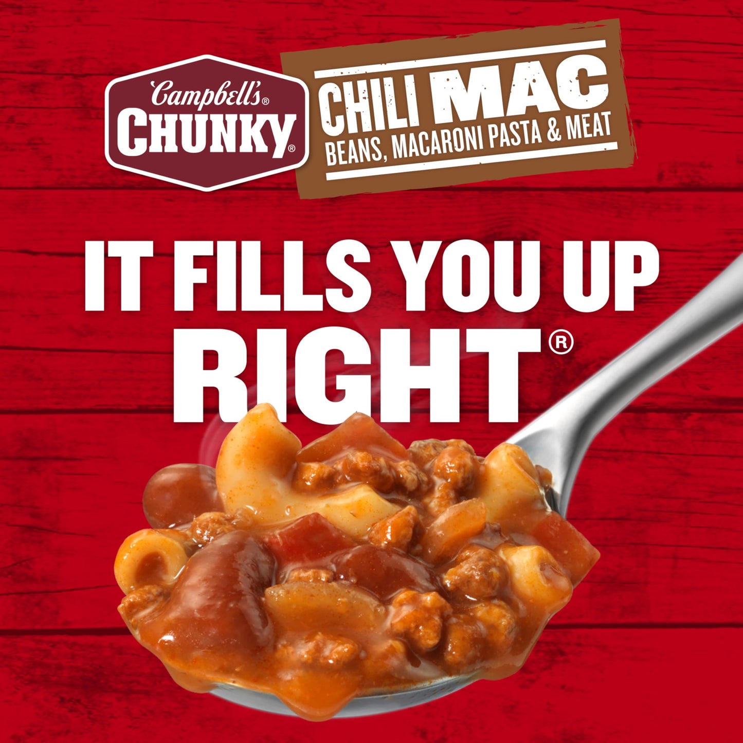 Campbell's Chunky Soup, Chili Mac Soup, 18.8 Ounce Can (Pack of 4)