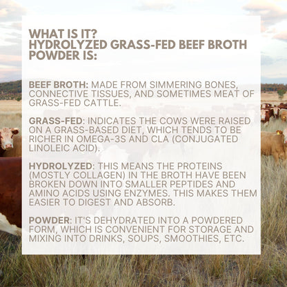 Ketostat Bone Broth Protein Powder Packets, Grass-Fed Beef (12 Pack, 18g) - 16 Grams of Hydrolyzed Beef Collagen Protein, Amino Acids, Electrolytes Sipping Broth Powder