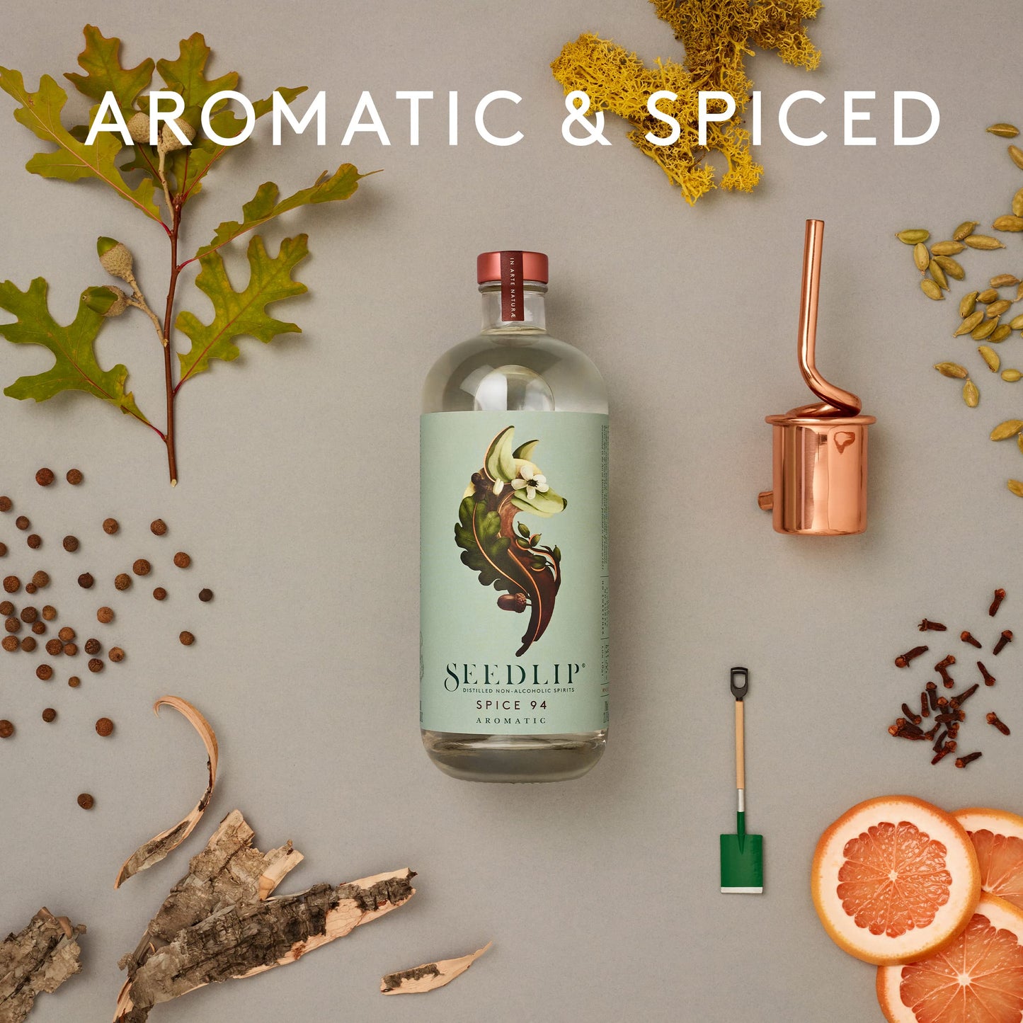 Seedlip Spice 94, Non-alcoholic Spirit | Calorie Free, Sugar Free | Spirits Alternative | Alcohol Free Cocktails, 700mL