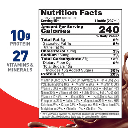 BOOST Original Ready to Drink Balanced Nutritional Drink, Rich Chocolate, 8 FL OZ (Pack of 6)