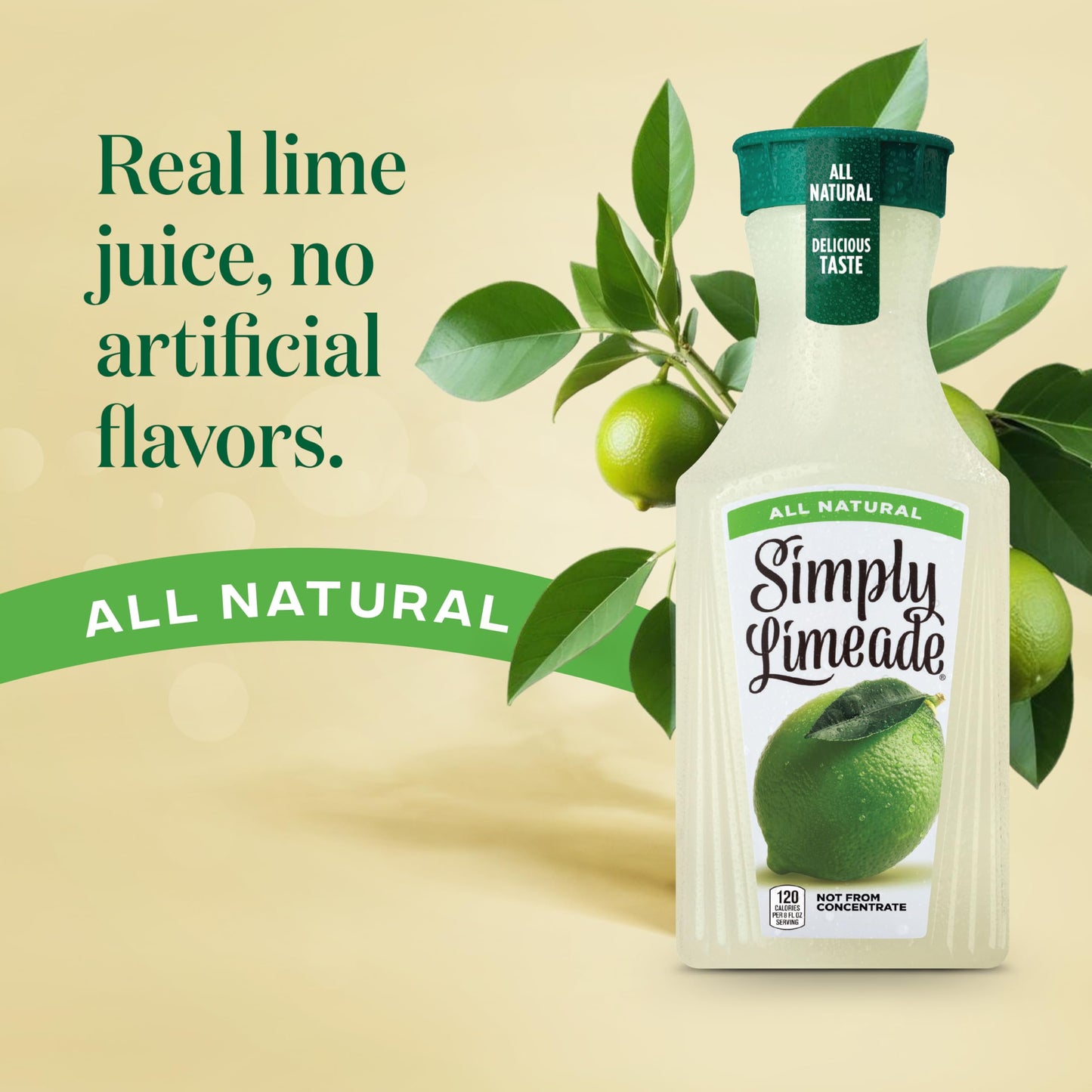 Simply Limeade, Non-GMO, 52 fl oz