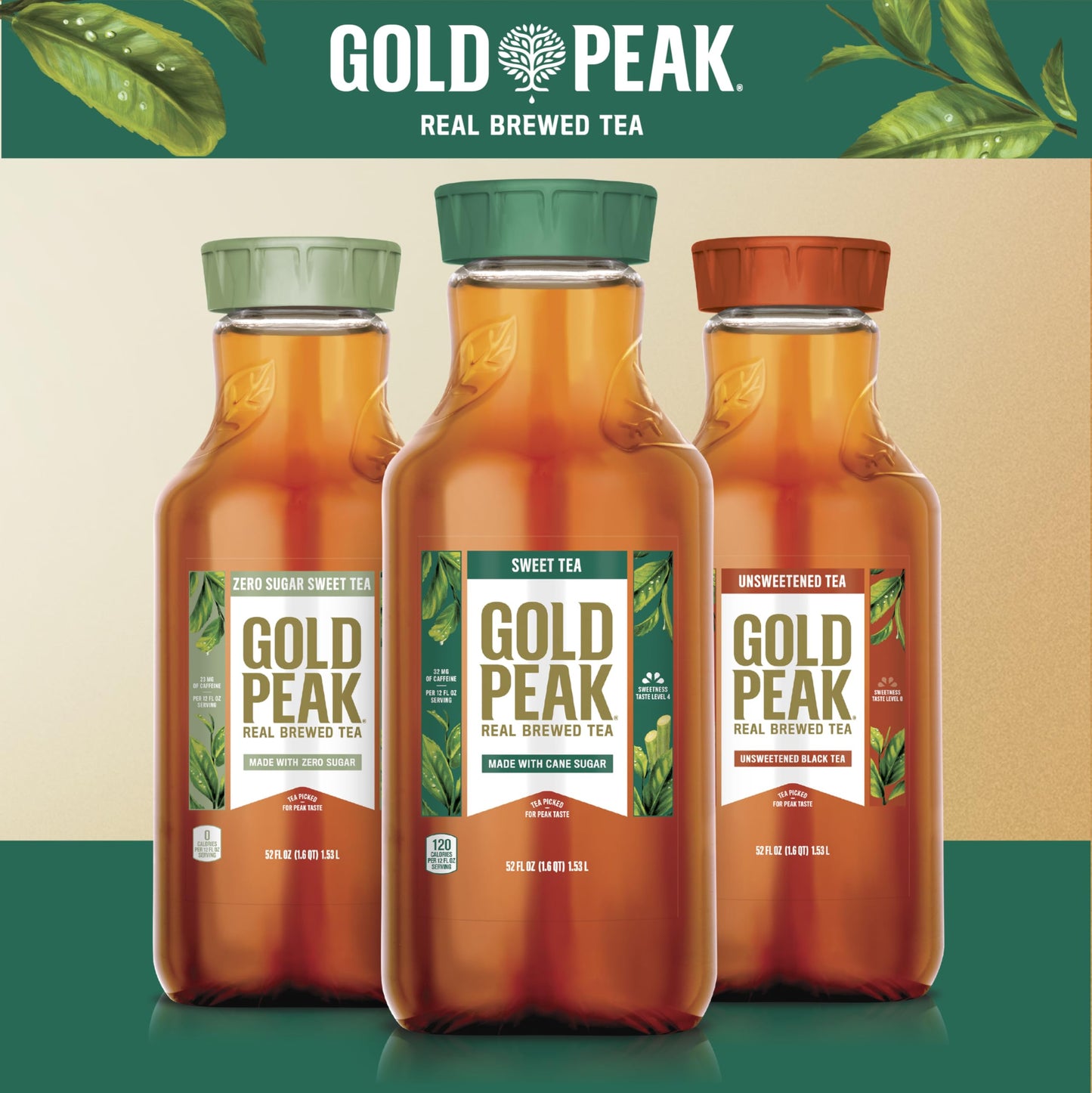 Gold Peak Sweet Tea, 52 fl oz