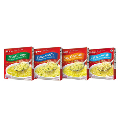 SOUP SECRETS Lipton 12 Count Instant Soup Mix Ring-O-Noodle 4.9 oz