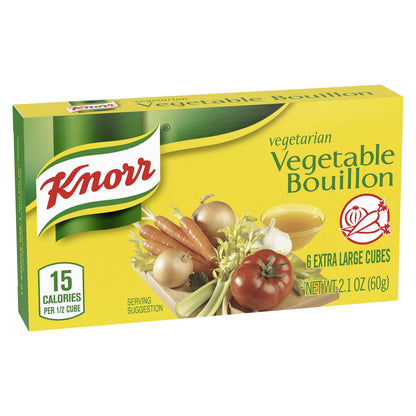 Knorr Cube Bouillon,Vegetable,cubes,2.1 oz,(Pack of 18)