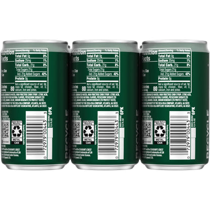 Seagram's Ginger Ale, 7.5 fl oz, 6 Count